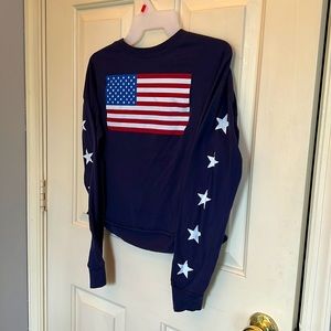 USA Flag long sleeve shirt